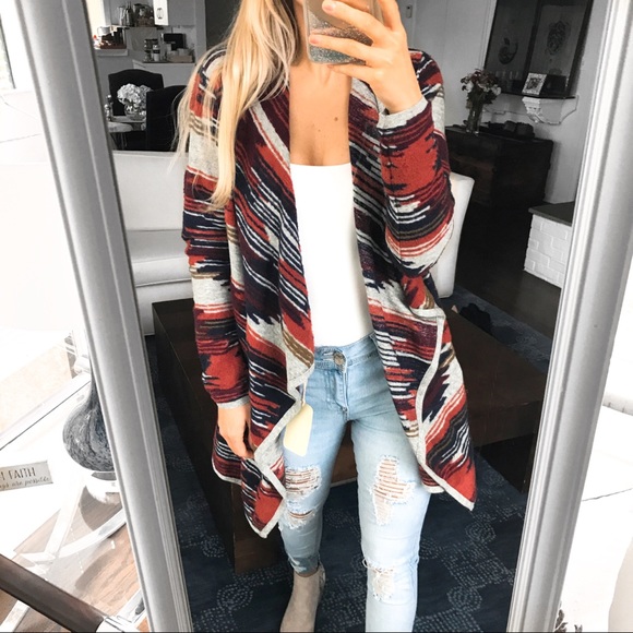 🆕 LUCKY BRAND LOOSE COLORFUL CARDIGAN SWEATER! - Picture 3 of 8